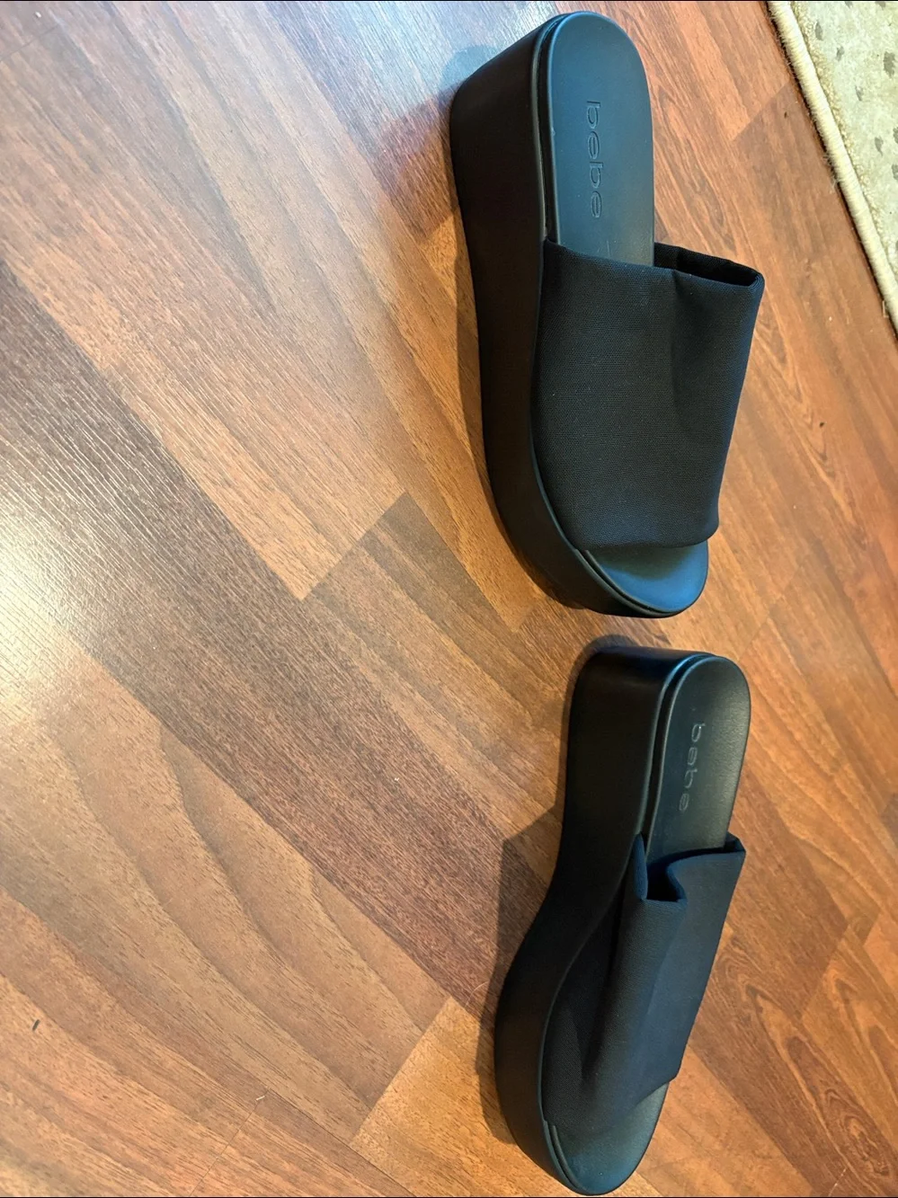 Bebe platform slinky y2k sandal size 6